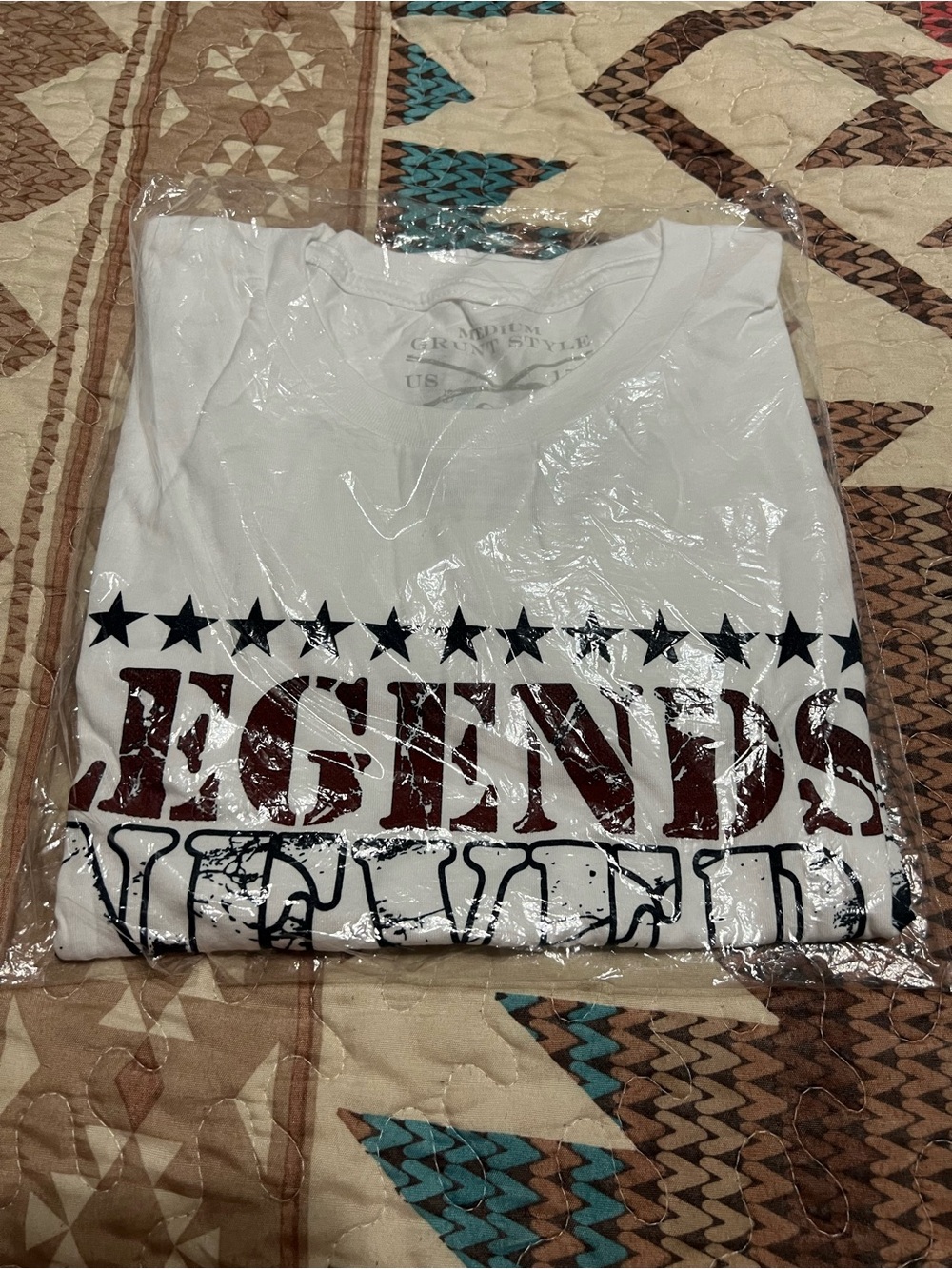 Legends Graphic White Cotton Tee by grunt style